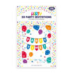 Picture of PARTY INVITATIONS BALLOONS 20 PACK INCLUDING ENVELOPES